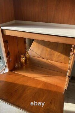 Vintage Teak Mid Century G-plan Fresco Display Drinks Cabinet / Bookcase