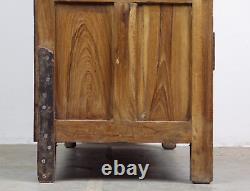 Vintage Teak Wood Rustic Housekeepers Kitchen Cabinet Cupboard (REF576)