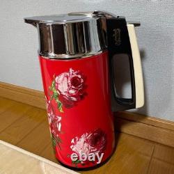 Vintage Tiger Thermos Tabletop Pot Retro Japan Kitchen Decor Collectible RED