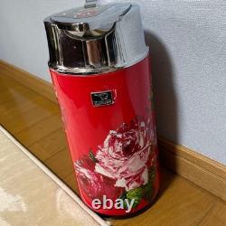 Vintage Tiger Thermos Tabletop Pot Retro Japan Kitchen Decor Collectible RED