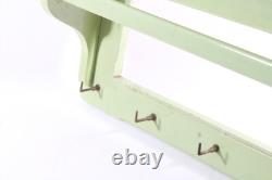 Vintage Towel Holder Hook Rail Wood Retro 50s 60s Kitchen