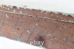 Vintage Towel Holder Hook Rail Wood Retro 50s 60s Kitchen