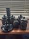 Vintage Tremar Kitchen Ware Pottery Bundle Of 8 Black & White 70's Rare Colour
