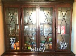 Vintage Victorian Style Display Cabinet Dresser Sideboard Bookcase Cupboard