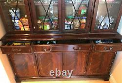 Vintage Victorian Style Display Cabinet Dresser Sideboard Bookcase Cupboard