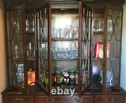 Vintage Victorian Style Display Cabinet Dresser Sideboard Bookcase Cupboard