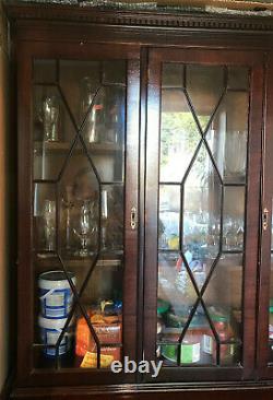 Vintage Victorian Style Display Cabinet Dresser Sideboard Bookcase Cupboard