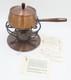 Vintage Wagner West Germany Copper With Recipe Fondue Pot Retro Kitchen Decor
