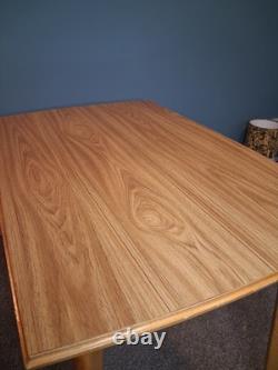 Vintage Walnut Formica Dining Table Mid Century Modern