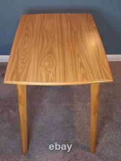 Vintage Walnut Formica Dining Table Mid Century Modern