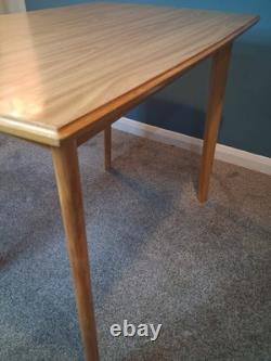 Vintage Walnut Formica Dining Table Mid Century Modern