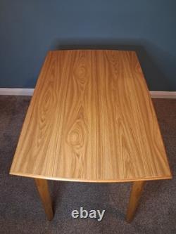 Vintage Walnut Formica Dining Table Mid Century Modern