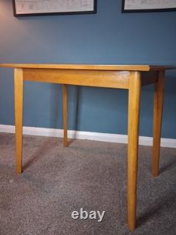 Vintage Walnut Formica Dining Table Mid Century Modern
