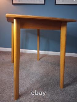 Vintage Walnut Formica Dining Table Mid Century Modern