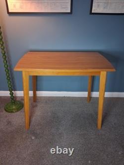 Vintage Walnut Formica Dining Table Mid Century Modern