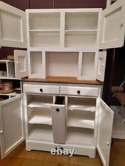 Vintage White Kitchen Dresser/Cabinet 1930s