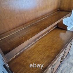 Vintage Wood Antique Style Oak Welsh Dresser Country Farmhouse Style Kitchen