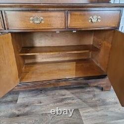 Vintage Wood Antique Style Oak Welsh Dresser Country Farmhouse Style Kitchen