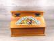 Vintage Wood Bread Box Retro Mcm Country Farmhouse Wooden Kitchen Counter Large