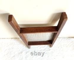 Vintage Wooden Cheese Grater and Shredder Retro Kitchen Accessory Old WN97
