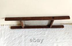 Vintage Wooden Cheese Grater and Shredder Retro Kitchen Accessory Old WN97