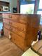 Vintage Wooden Cupboard Drawers Kitchen Post Filing Chest Compact