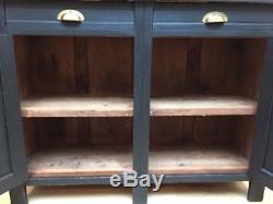 Vintage/antique painted wooden cupboard/sideboard