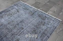 Vintage area rug, Handmade rug, Turkish kitchen rug, Wool rug 5.1x7.9 ft RR4459