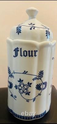 Vintage ceramic kitchen canister set