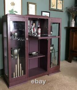 Vintage deco cocktail and drinks cabinet lovingly restored