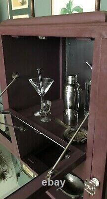 Vintage deco cocktail and drinks cabinet lovingly restored