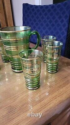 Vintage drinking glasses set