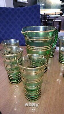 Vintage drinking glasses set