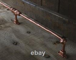 Vintage foot rail, gold, home bar, metal, cast iron, bar, kitchen