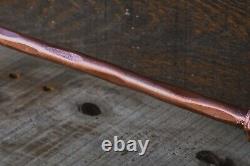 Vintage foot rail, gold, home bar, metal, cast iron, bar, kitchen