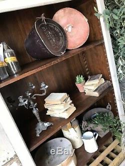 Vintage hand painted open bookcase