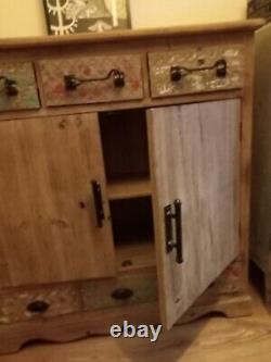Vintage handmade cabinet cupboard reception bedroom livingroom furniture hyspter