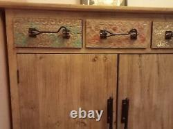 Vintage handmade cabinet cupboard reception bedroom livingroom furniture hyspter