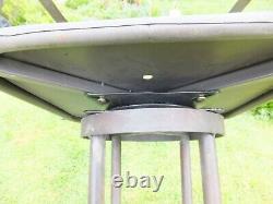 Vintage looking industrial bar/ kitchen stool-metal swivel bar stool-retro bar
