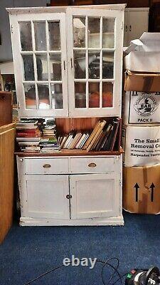 Vintage painted wood kitchen dresser