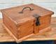 Vintage Pine Box Cabinet Industrial Antique Vintage Storage Drawer Kitchen Retro