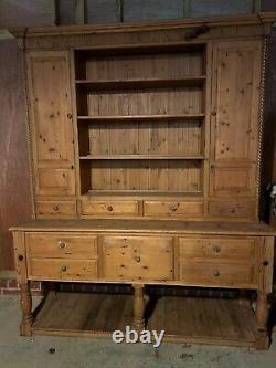 Vintage pine welsh dresser