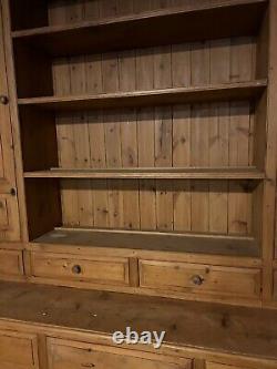 Vintage pine welsh dresser