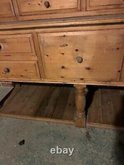 Vintage pine welsh dresser