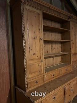 Vintage pine welsh dresser