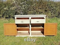 Vintage retro 1960's Kitchenette Kitchen Unit sideboard cupboard drawers pine