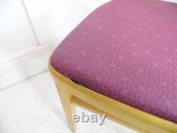 Vintage retro 1970s Kitchen beech dining chairs ex Formica table Ben chairs