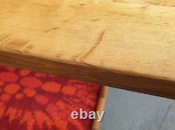 Vintage retro Danish design Mid Century oak wood kitchen dining table work desk