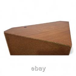 Vintage retro Danish mid century teak tall corner display cabinet cupboard