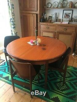 Vintage retro G Plan Fresco Kitchen and dining table and chairs